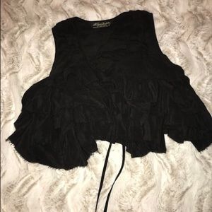 All Saints Cropped Vest